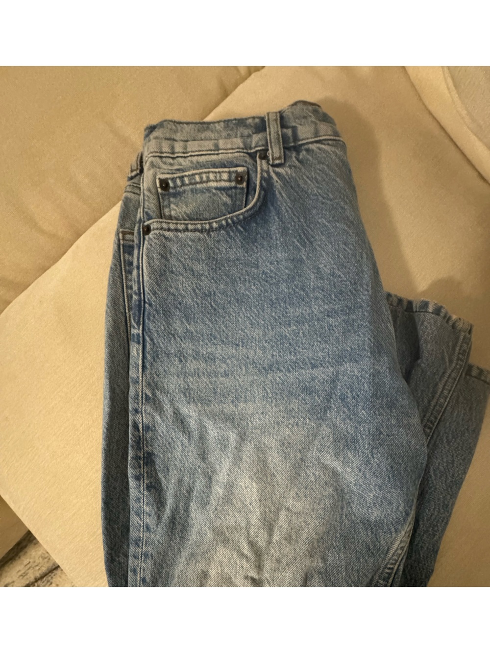 Reformation Women’s  Light Blue Relaxed Jeans